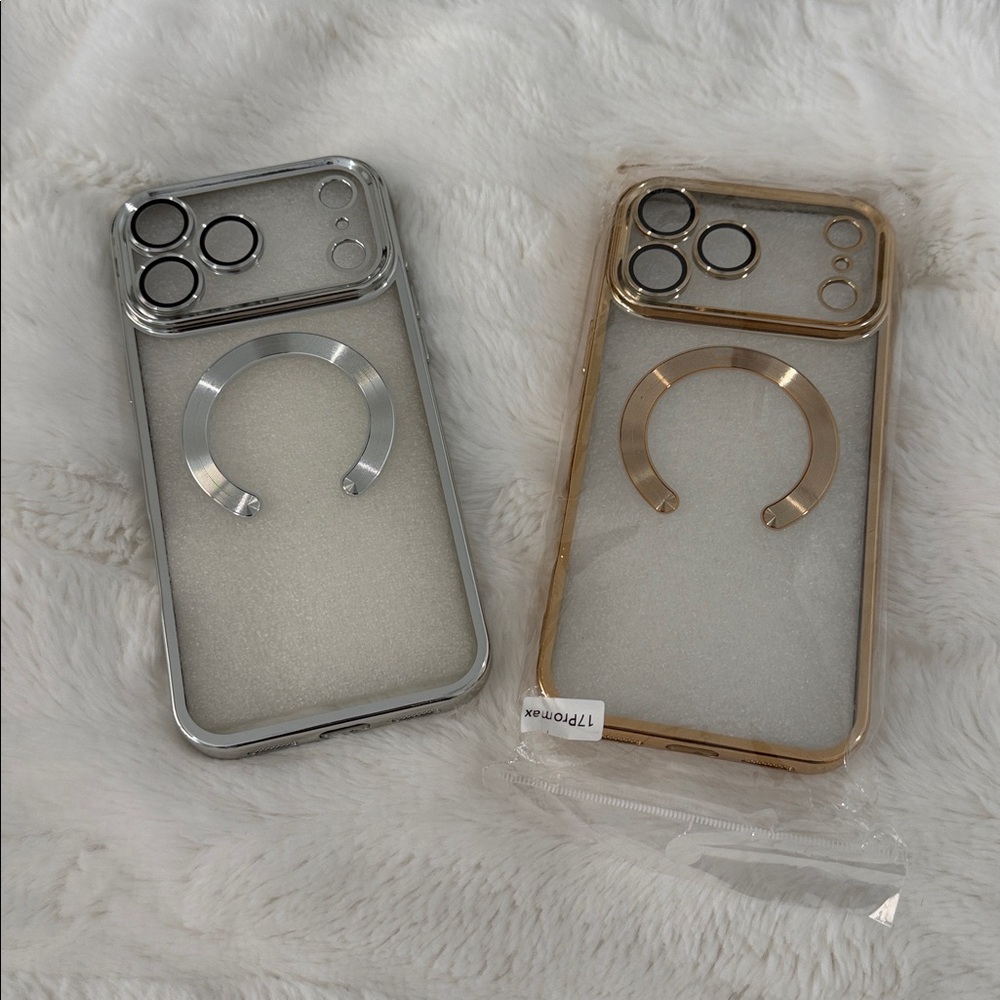 iPhone 17 Pro Max Cases Silver & Gold